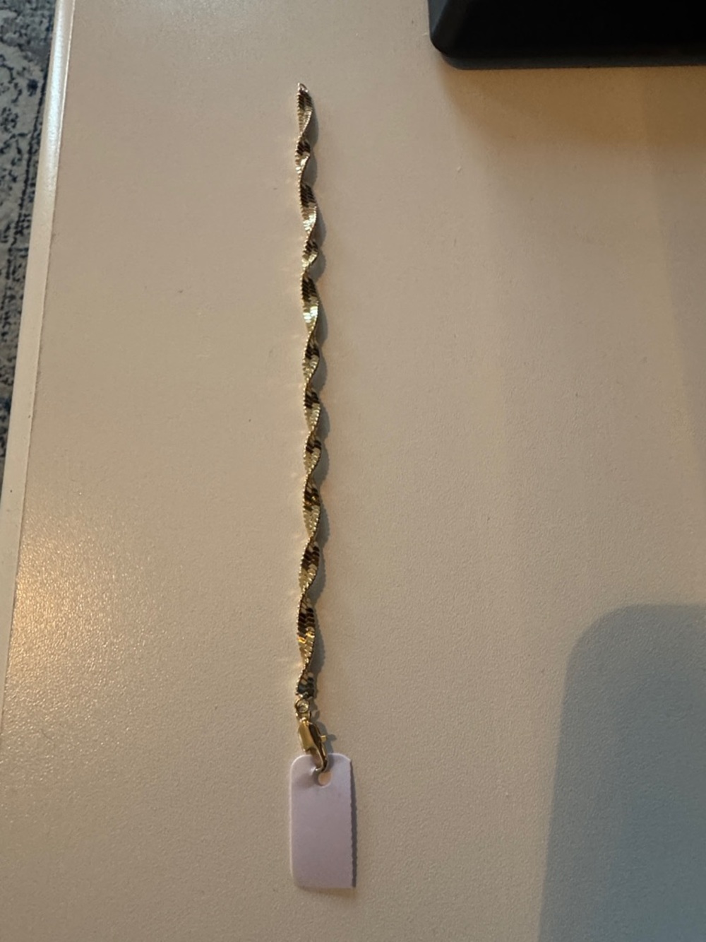 Gold Twist Chain Bracelet - Women Jewelry
